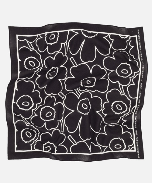 【レア＆極美品】Marimekko ストール 手書きサークル柄♡ レア＆極美品】Marimekko ストール 手書きサークル柄♡ - メルカリ