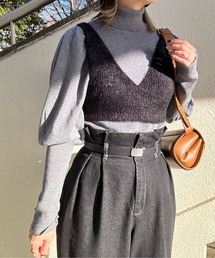 y/m by misato | シャギーニットビスチェ(ニット/セーター)