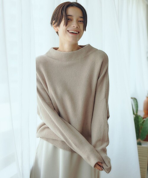 【セール】ふわふわ ボトルネックニット（ニット/セーター）｜UNFILO（アンフィーロ）