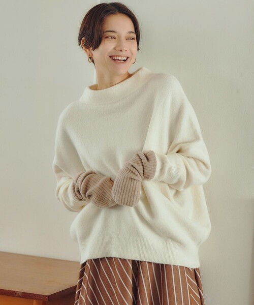 【セール】ふわふわ ボトルネックニット（ニット/セーター）｜UNFILO（アンフィーロ）
