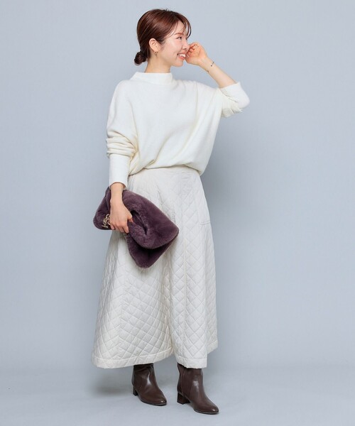 【セール】ふわふわ ボトルネックニット（ニット/セーター）｜UNFILO（アンフィーロ）