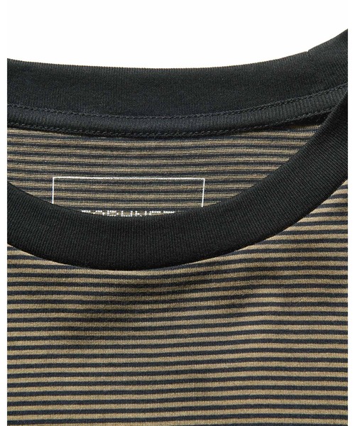 SOPHNET.(ソフネット)の「ALBINI ORGANIC BORDER S/S TEE(Tシャツ/カットソー・メンズ・ブラック/カーキ・SMALL/MEDIUM/LARGE/X-LARGE)」の6枚目の写真