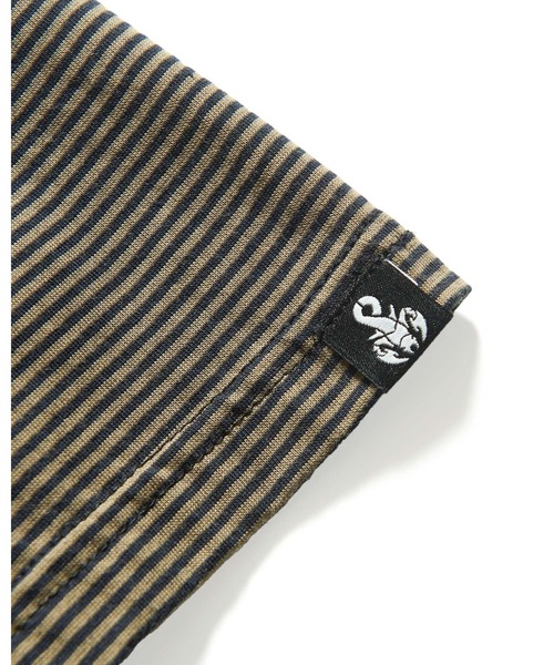 SOPHNET.(ソフネット)の「ALBINI ORGANIC BORDER S/S TEE(Tシャツ/カットソー・メンズ・ブラック/カーキ・SMALL/MEDIUM/LARGE/X-LARGE)」の7枚目の写真