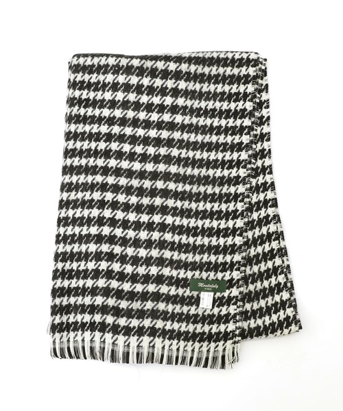 Montaluly（モンタルリー）の「【Montaluly】幾何学模様ストール-HOUNDS TOOTH STALL（ストール/ショール・レディース・ブラック・FREE）」の7枚目の写真