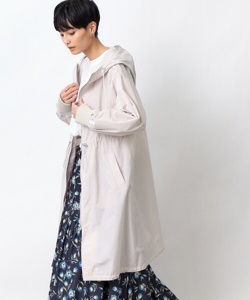 OPAQUE.CLIP（オペークドットクリップ）の「◆ドロストフーディロングアウター【洗濯機洗い可】（その他アウター・レディース・ブラック/ライトベージュ・36/38/40/42）」の22枚目の写真