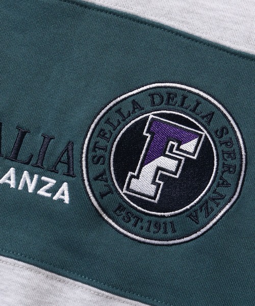 FILA(フィラ)の「【FILA/フィラ】ライン切り替え ヴィンテージロゴ ハーフジップ プルオーバー(スウェット・メンズ・ネイビー/グリーン/アッシュグレー・LL/L/M)」の6枚目の写真