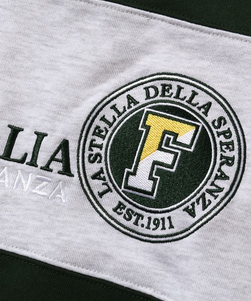 FILA(フィラ)の「【FILA/フィラ】ライン切り替え ヴィンテージロゴ ハーフジップ プルオーバー(スウェット・メンズ・ネイビー/グリーン/アッシュグレー・LL/L/M)」の8枚目の写真