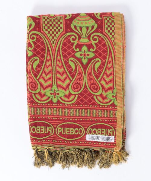 PUEBCO（プエブコ）の「REVERSIBLE JACQUARD RUG PUEBCO（ラグ/マット・メンズ・ネイビー系/ブラック系/グリーン系・ONE SIZE）」の19枚目の写真