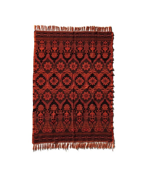 PUEBCO（プエブコ）の「REVERSIBLE JACQUARD RUG PUEBCO（ラグ/マット・メンズ・ネイビー系/ブラック系/グリーン系・ONE SIZE）」の7枚目の写真