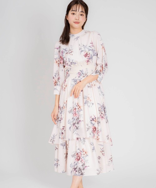 NOELA（ノエラ）の「ティアードフラワーワンピース（ワンピース）」 - WEAR