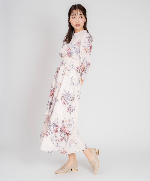 NOELA（ノエラ）の「ティアードフラワーワンピース（ワンピース）」 - WEAR