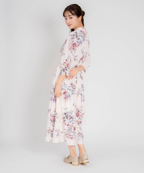 NOELA（ノエラ）の「ティアードフラワーワンピース（ワンピース）」 - WEAR