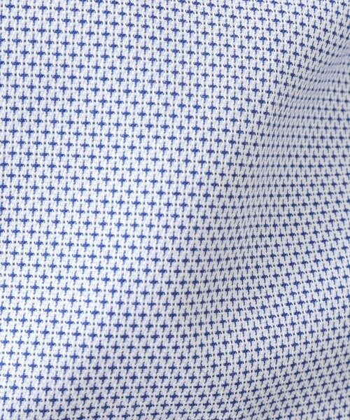 NOLLEY'S goodman（ノーリーズグッドマン）の「《ビジカジ対応》ワイドカラー セミドレスシャツ（シャツ/ブラウス・メンズ・インディゴブルー/ホワイト系その他・S/M/XL/L）」の7枚目の写真