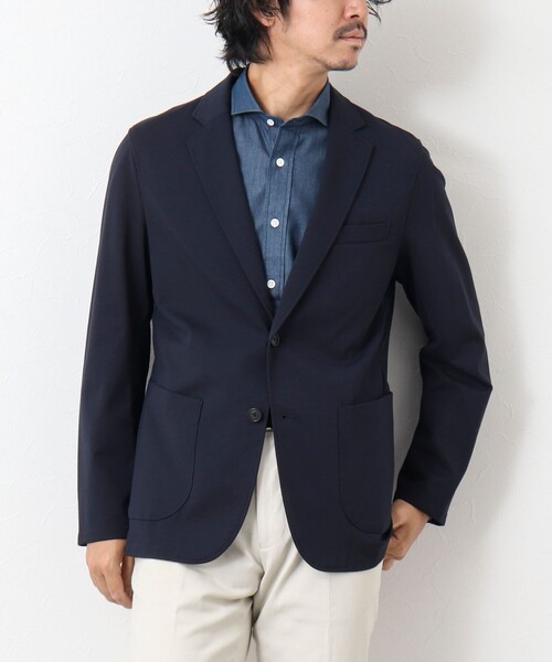 NOLLEY'S goodman（ノーリーズグッドマン）の「《ビジカジ対応》ワイドカラー セミドレスシャツ（シャツ/ブラウス・メンズ・インディゴブルー/ホワイト系その他・S/M/XL/L）」の17枚目の写真