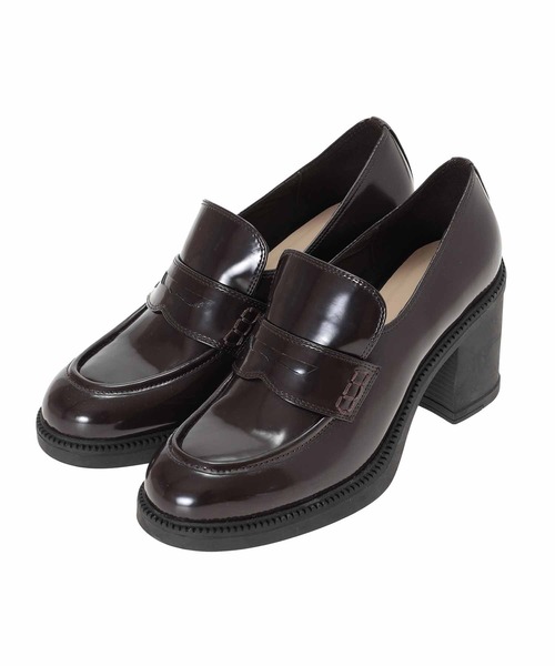 31 Sons de mode(トランテアン ソン ドゥ モード)の「ヒールローファー(ローファー・レディース・ブラック/シルバー/ブラウン・M/L/S)」の10枚目の写真