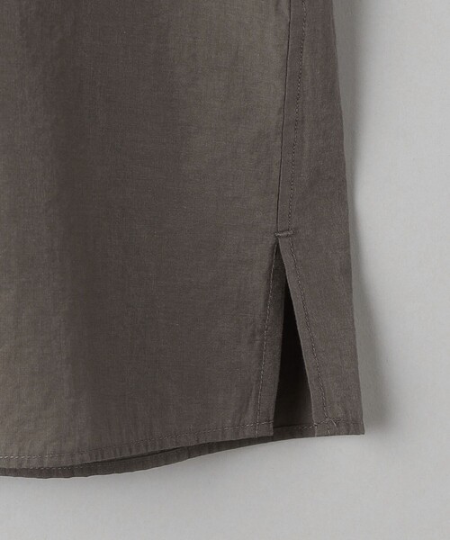 BEAUTY&YOUTH UNITED ARROWS（ビューティーアンドユースユナイテッドアローズ）の「コットンナイロン LWN バンドカラー スクエアフォルム シャツ（シャツ/ブラウス・メンズ・ブラック/ライトグレー/モカ・L/M/S/XL）」の16枚目の写真