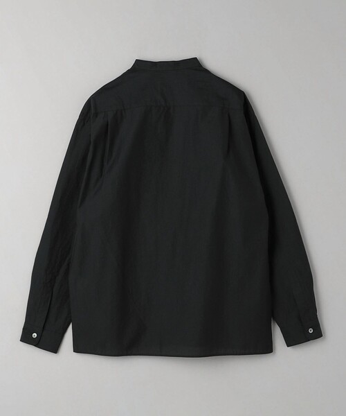 BEAUTY&YOUTH UNITED ARROWS（ビューティーアンドユースユナイテッドアローズ）の「コットンナイロン LWN バンドカラー スクエアフォルム シャツ（シャツ/ブラウス・メンズ・ブラック/ライトグレー/モカ・L/M/S/XL）」の20枚目の写真