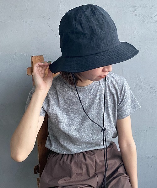 halo commodity（ハロ　コモディティー）の「[HALO COMMODITY/ハロコモディティー] SALT PATH ナイロンメトロハット（ハット・レディース・グレー/ネイビー/ブラック・F）」の4枚目の写真