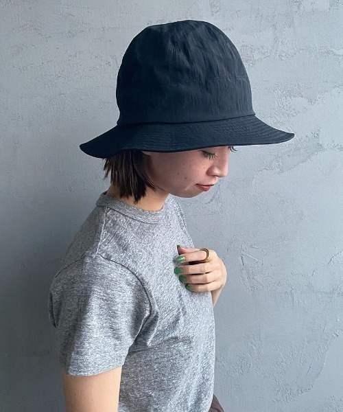 halo commodity（ハロ　コモディティー）の「[HALO COMMODITY/ハロコモディティー] SALT PATH ナイロンメトロハット（ハット・レディース・グレー/ネイビー/ブラック・F）」の6枚目の写真