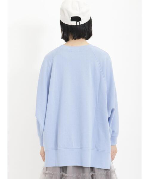 Samansa Mos2（サマンサ モスモス）の「裏毛ドルマンスリーブスウェット（Tシャツ/カットソー・レディース・ブルー/ベージュ/モカ/ブラック・F）」の19枚目の写真