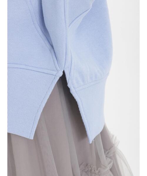 Samansa Mos2（サマンサ モスモス）の「裏毛ドルマンスリーブスウェット（Tシャツ/カットソー・レディース・ブルー/ベージュ/モカ/ブラック・F）」の7枚目の写真