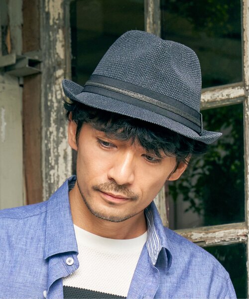 ikka（イッカ）の「ドライサーモ中折れハット（ハット・メンズ・グレー/ブルー/ブラウン/ブラック/ネイビー/ベージュ・FREE）」の12枚目の写真