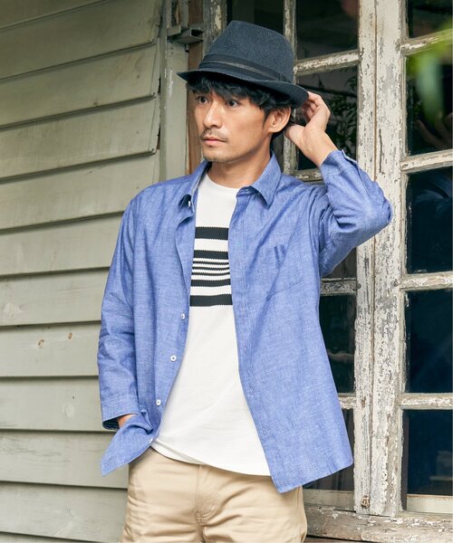 ikka（イッカ）の「ドライサーモ中折れハット（ハット・メンズ・グレー/ブルー/ブラウン/ブラック/ネイビー/ベージュ・FREE）」の14枚目の写真