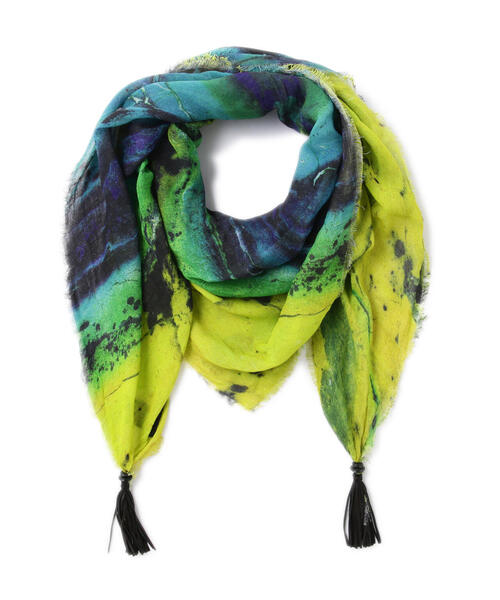 KMRii（ケムリ）の「KMRii/ケムリ/Azure Lagoon Square Stole（ストール/ショール・レディース・その他24・F）」の6枚目の写真