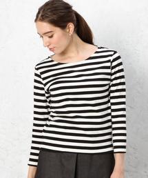 green label relaxing | STD GLR BOR プルオーバー カットソー◆(Tシャツ/カットソー)