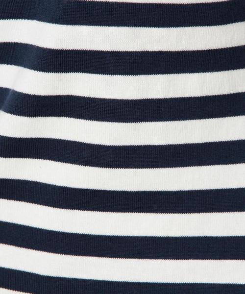 green label relaxing（グリーンレーベルリラクシング）の「STD GLR BOR プルオーバー カットソー◆（Tシャツ/カットソー・レディース・ブラック/ライトグレー/ネイビー・40/38）」の13枚目の写真