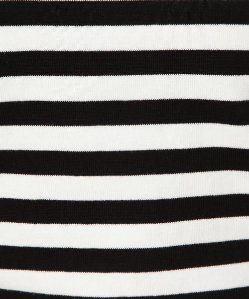 green label relaxing（グリーンレーベルリラクシング）の「STD GLR BOR プルオーバー カットソー◆（Tシャツ/カットソー・レディース・ブラック/ライトグレー/ネイビー・40/38）」の5枚目の写真