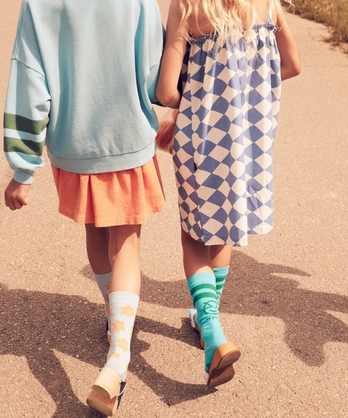 Wynken(ウィンケン)の「Wynken / ラインソックス(ソックス/靴下・キッズ・ホワイト/ターコイズブルー/レッド・8Y/6Y/4Y)」の9枚目の写真