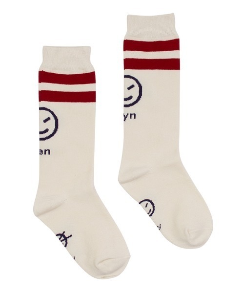 Wynken(ウィンケン)の「Wynken / ラインソックス(ソックス/靴下・キッズ・ホワイト/ターコイズブルー/レッド・8Y/6Y/4Y)」の5枚目の写真