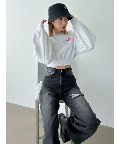 EMODA（エモダ）の「STITCH DENIM BUCKET HAT（ハット・レディース・ブラック/インディゴブルー・FREE）」の14枚目の写真