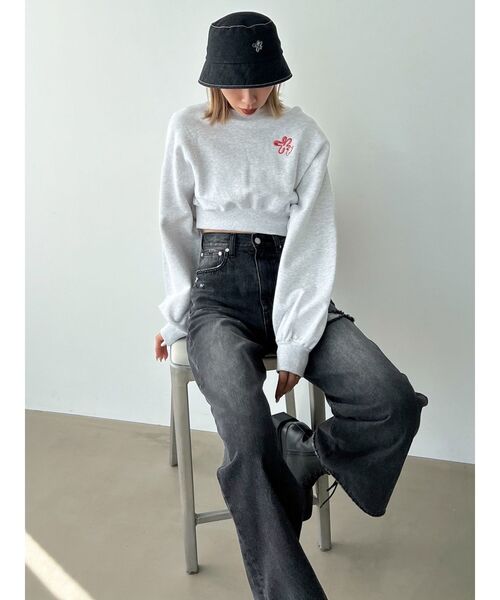 EMODA（エモダ）の「STITCH DENIM BUCKET HAT（ハット・レディース・ブラック/インディゴブルー・FREE）」の13枚目の写真