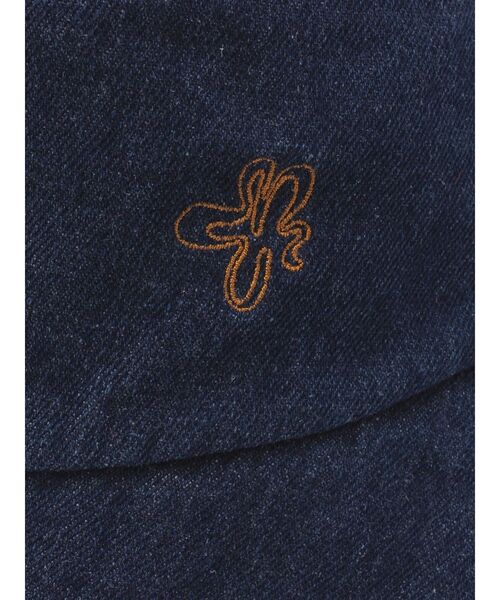EMODA（エモダ）の「STITCH DENIM BUCKET HAT（ハット・レディース・ブラック/インディゴブルー・FREE）」の6枚目の写真