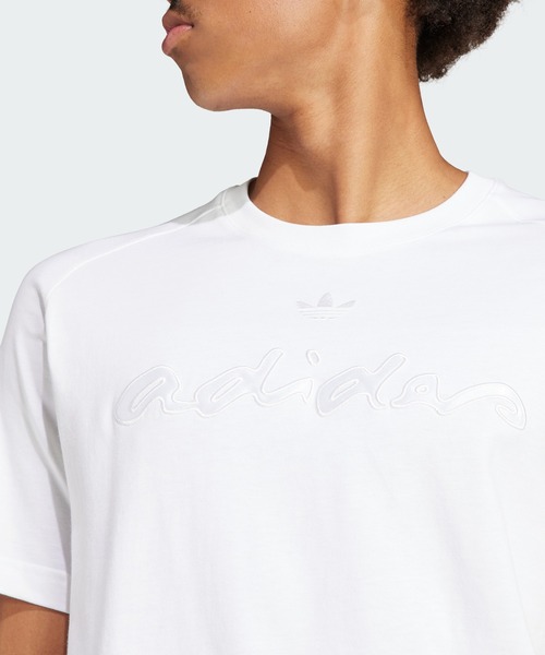 adidas（アディダス）の「グラフィックTシャツ / アディダスオリジナルス adidas Originals（Tシャツ/カットソー・メンズ・ホワイト・LARGE/MEDIUM/SMALL/X-LARGE/X-SMALL/XX-LARGE/3XL）」の5枚目の写真