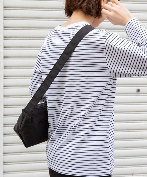 FORK&SPOON（フォークアンドスプーン）の「FORK&SPOON　ボーダーロングスリーブTシャツ（Tシャツ/カットソー・レディース・ブラック系その他/ブルー系その他/ホワイト系その他・1/2）」の14枚目の写真