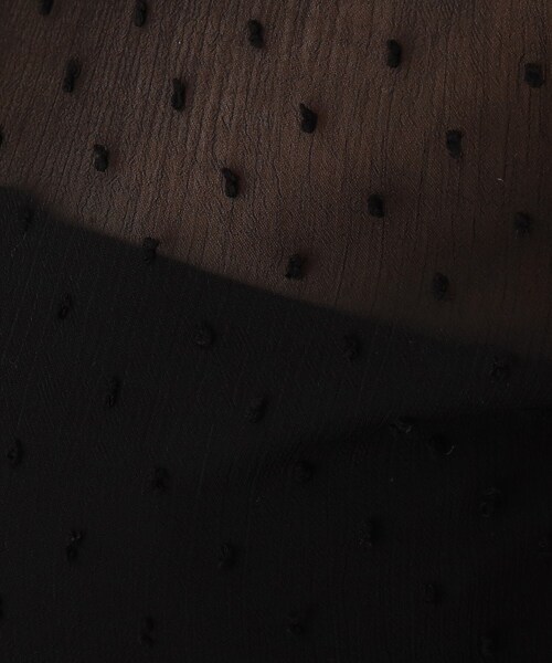 DRESSTERIOR(ドレステリア)の「◆【洗える/大人フェミニン】ドットジャカードプルオーバー(Tシャツ/カットソー・レディース・ブラック/オフホワイト・34/36/38)」の22枚目の写真