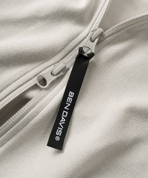 BEN DAVIS(ベンデイビス)の「【BEN DAVIS/ベンデイビス】オーバルロゴ ラバーワッペン&バイカラーデザイン スピンドル トラックジャケット/ビッグシルエット(ジャージ・メンズ・ブラック/グレー/ネイビー/パープル・M/L/XL)」の8枚目の写真