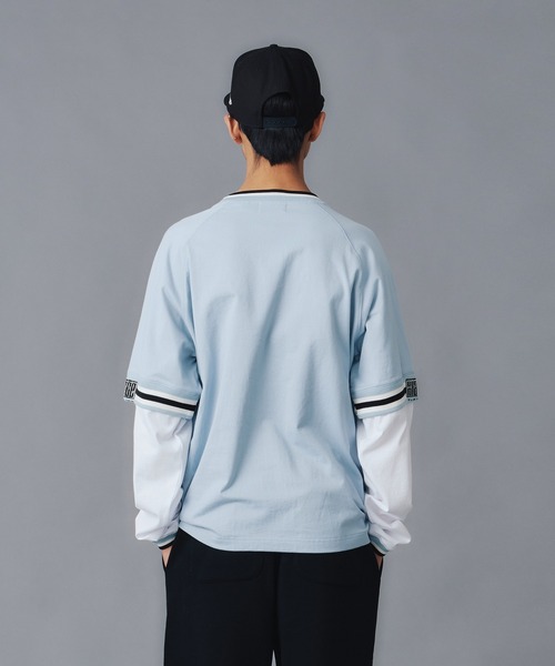 XLARGE（エクストララージ）の「XLARGE 91 LAYERD L/S TEE（Tシャツ/カットソー・メンズ・グレー/ブラック/ライトブルー・XL/L/M/S）」の10枚目の写真