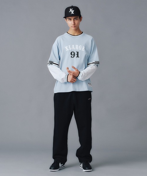 XLARGE 91 レイヤード 長袖 Tシャツ 送料込 エクストララージ XLARGE エクストララージ 91 レイヤード