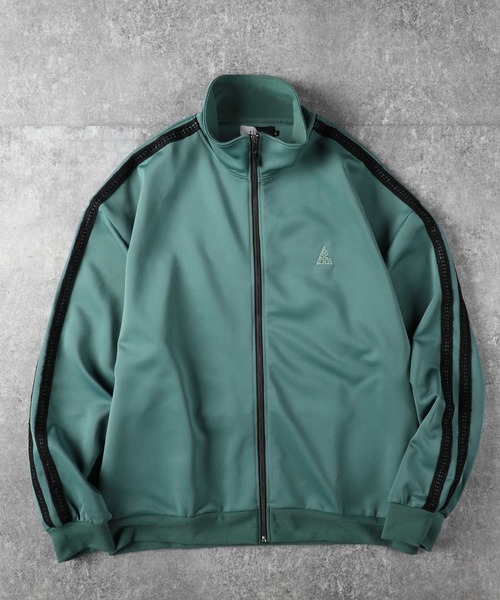 Right-on（ライトオン）の「テープラインスタンドジャージ（その他アウター・メンズ・グリーン/ブルー/ブラック・M/L）」の3枚目の写真