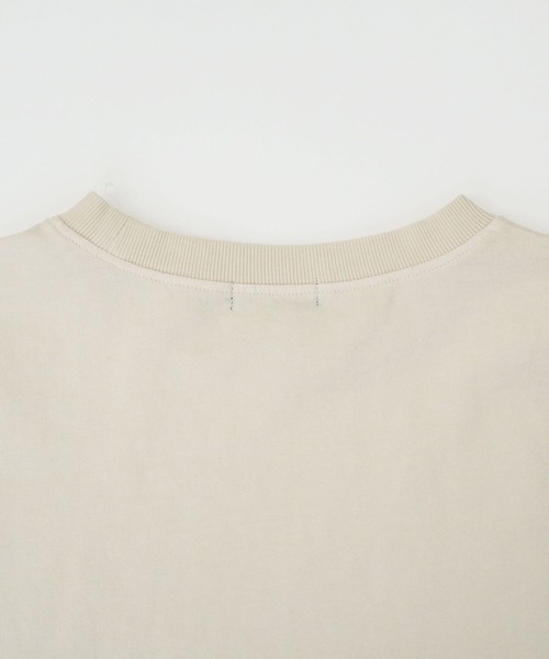tiptop(ティップトップ)の「袖ドロストショート丈プルオーバー(Tシャツ/カットソー・レディース・チャコールグレー/アイボリー/グリーン/ピンク・FREE)」の14枚目の写真