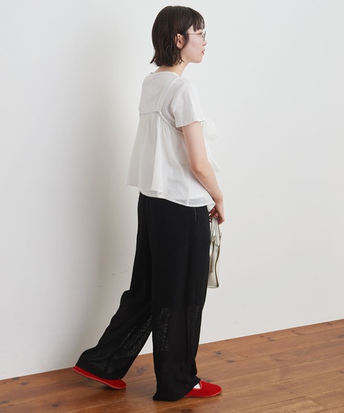 fig Ｌondon（フィグロンドン）の「●garden bustier（シャツ/ブラウス・レディース・ホワイト/ブラック・FREE）」の19枚目の写真