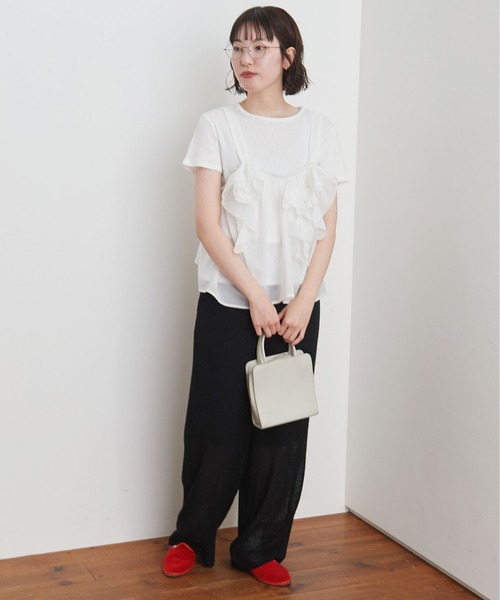 fig Ｌondon（フィグロンドン）の「●garden bustier（シャツ/ブラウス・レディース・ホワイト/ブラック・FREE）」の21枚目の写真