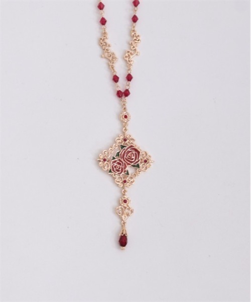axes femme（アクシーズファム）の「チャイナ風装飾薔薇ネックレス（ネックレス・レディース・シルバー/ゴールド・FREE）」の7枚目の写真