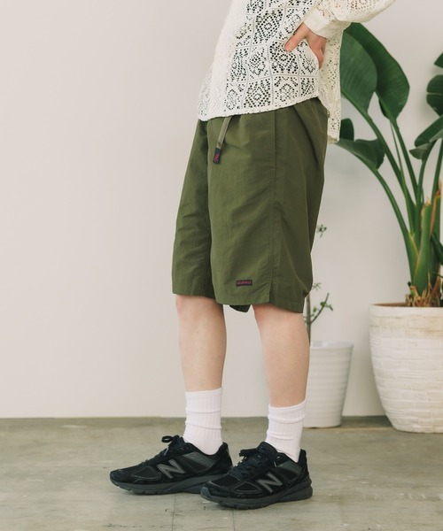 Gramicci(グラミチ)の「Gramicci/グラミチ NYLON PACK G-SHORT ナイロンショーツ ハーフパンツ(その他パンツ・メンズ・ブラック/オリーブ/マルチ/ダークベージュ/サンドベージュ/ネイビー/オレンジ/ダークグリーン/ベージュ/ダークブラウン/グリーン/ダークネイビー/オリーブ系1/オリーブ系2/ネイビー系1・S/M/L/XL/XXL)」の17枚目の写真