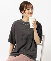 SHOO・LA・RUE | 【洗える/プチプラ/綿100%】グラフィック半袖ゆるTシャツ(Tシャツ/カットソー)