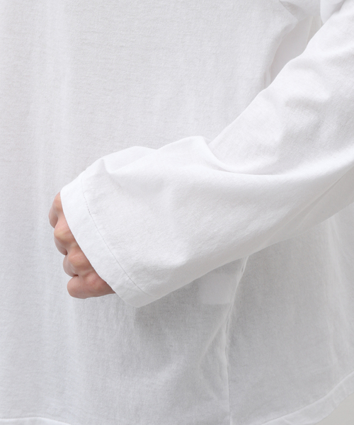 EDIFICE LA BOUCLE（エディフィスラブークル）の「【TanC for BOUCLE】別注 フットボール Tシャツ（Tシャツ/カットソー・メンズ・ホワイト/ブラック・LARGE/X-LARGE）」の10枚目の写真